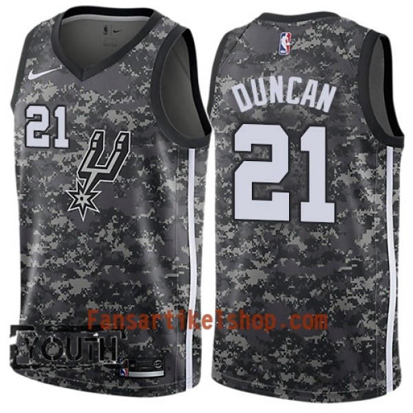 San Antonio Spurs Trikot Tim Duncan 21 Nike City Edition Schwarz Swingman - Kinder San Antonio Spurs Trikot Tim Duncan 21 Nike City Edition Schwarz Swingman - Kinder